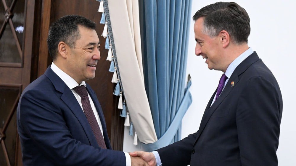 Президент С. Жапаров принял председателя комитета Европарламента по иностранным делам Дэвида Макалистера