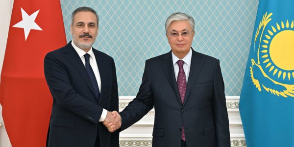 К.-Ж. Токаев принял министра иностранных дел Турции Х. Фидана