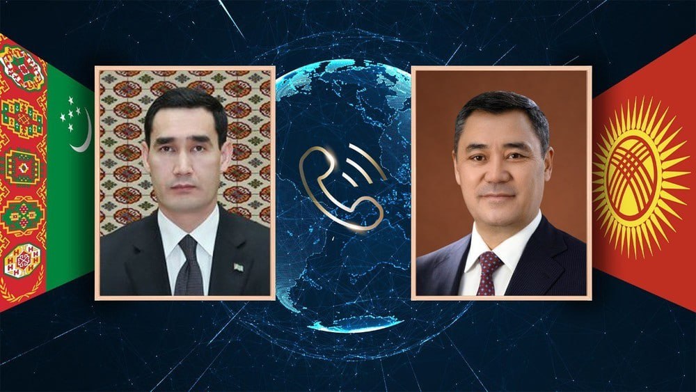 Состоялся телефонный разговор президента Туркменистана С. Бердымухамедова с президентом Кыргызстана С. Жапаровым