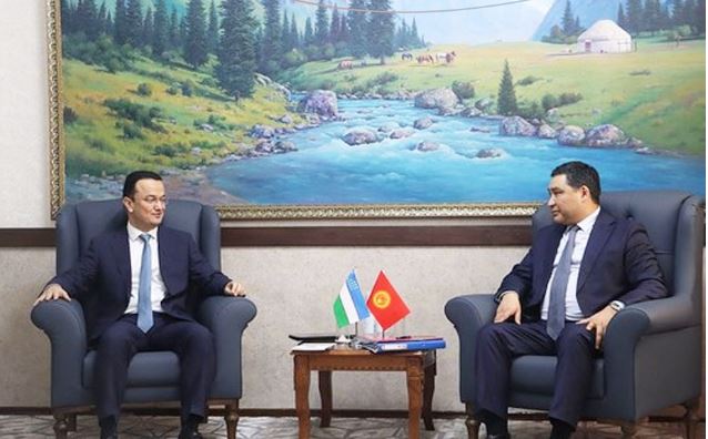 Qirg‘iziston Respublikasi Vazirlar Mahkamasi Raisining o‘rinbosari O‘zbekiston Respublikasi Investitsiyalar, sanoat va savdo vaziri bilan uchrashdi