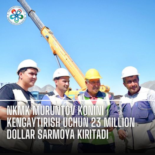 NKMK Muruntov konini kengaytirish uchun 23 million dollar sarmoya kiritadi