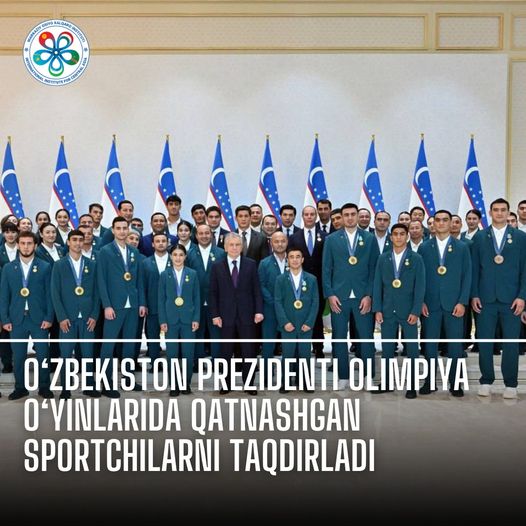 O‘zbekiston Prezidenti Olimpiya o‘yinlarida qatnashgan sportchilarni taqdirladi