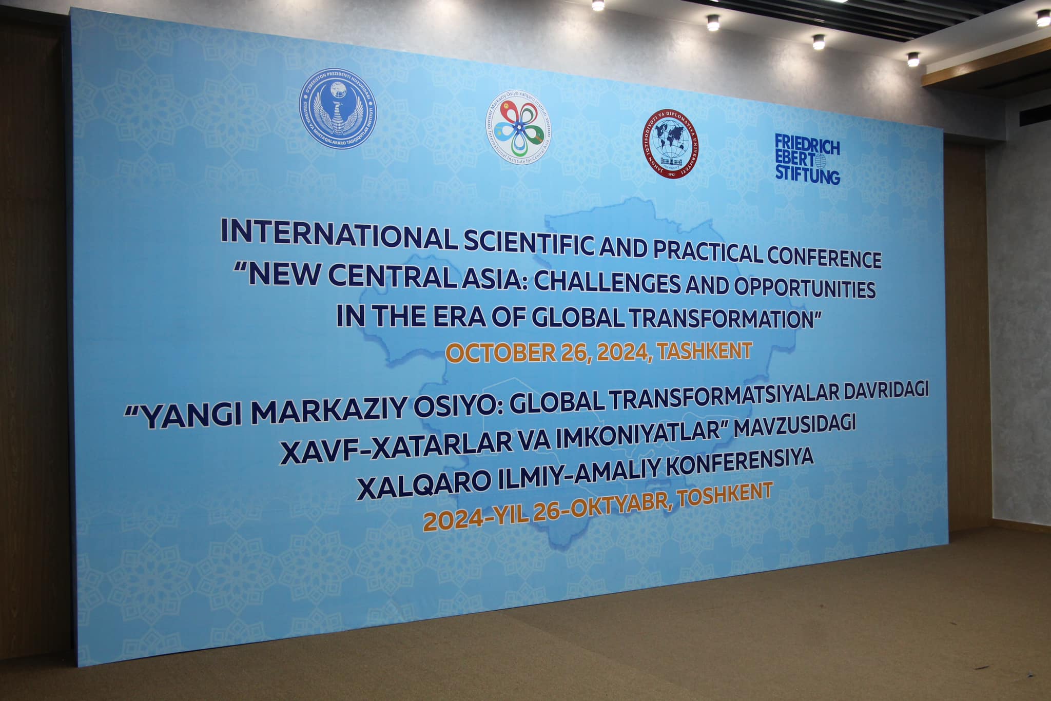 Markaziy Osiyo xalqaro instituti “YANGI MARKAZIY OSIYO: GLOBAL TRANSFORMATSIYA DAVRIDAGI MUAMMOLAR VA IMKONIYATLAR” konferensiyasida ishtirok etdi