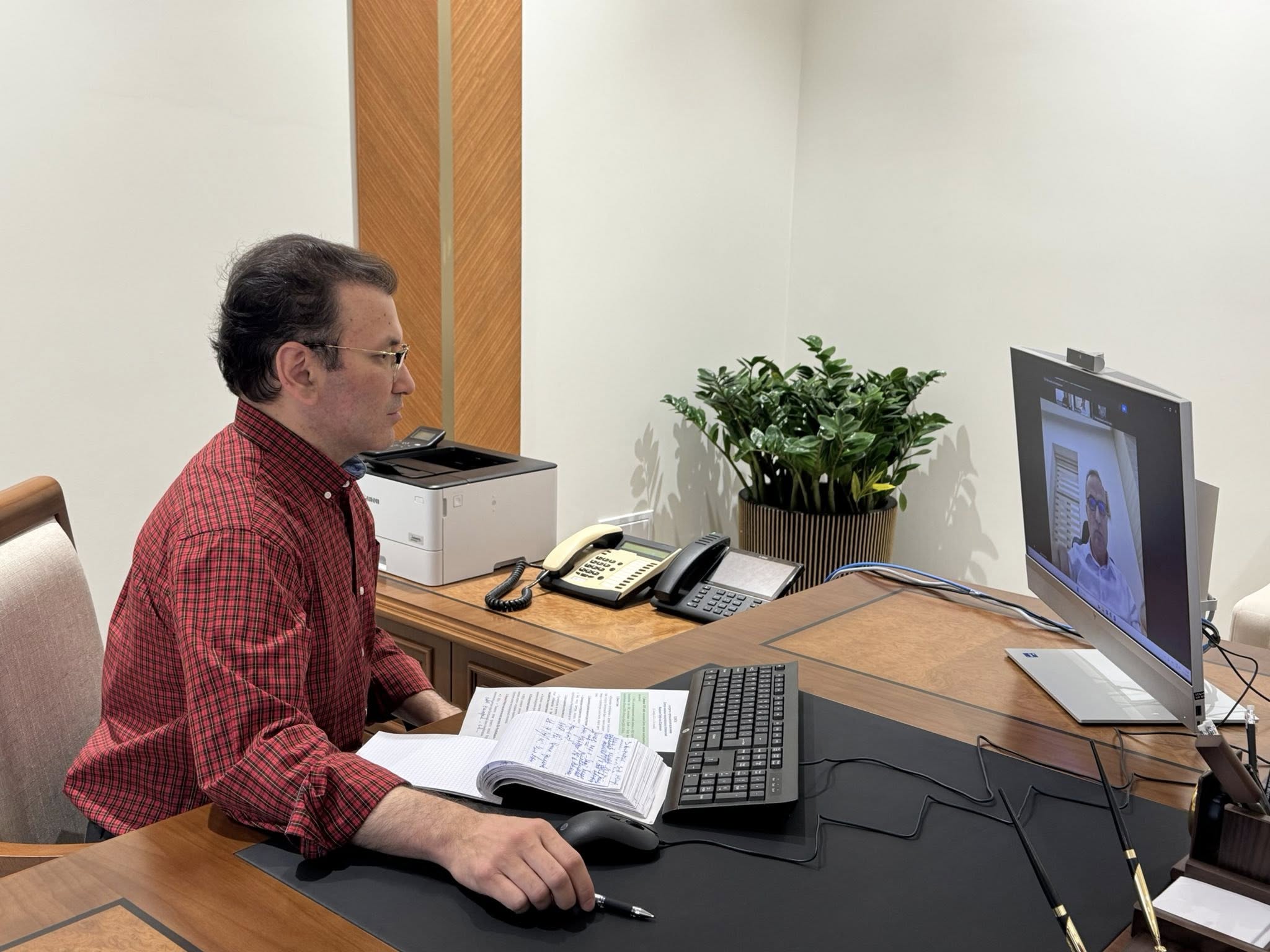 Директор МИЦА провёл онлайн-встречу с главой Центра анализа международных отношений Азербайджана