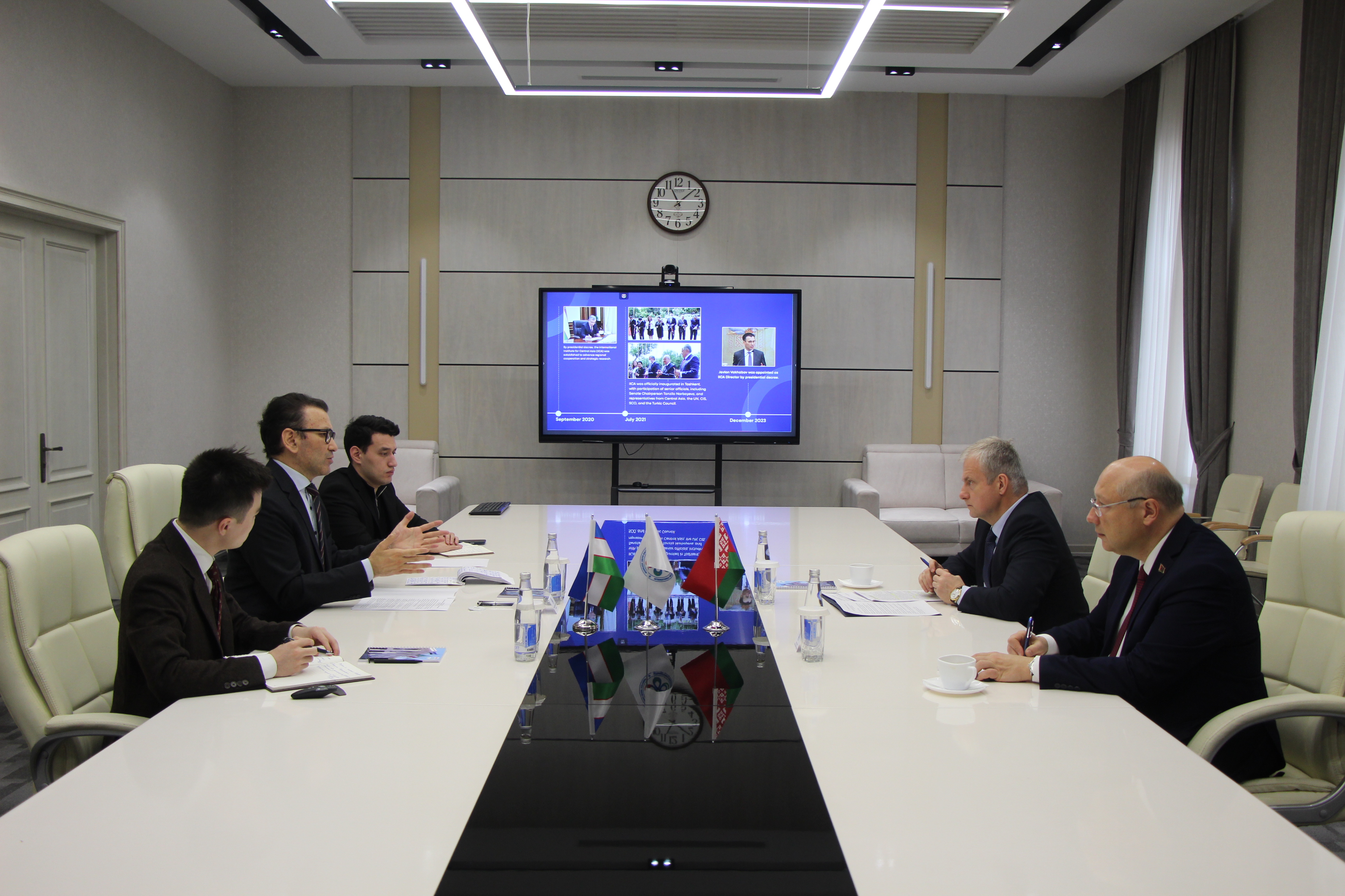 В МИЦА приняли Посла Республики Беларусь