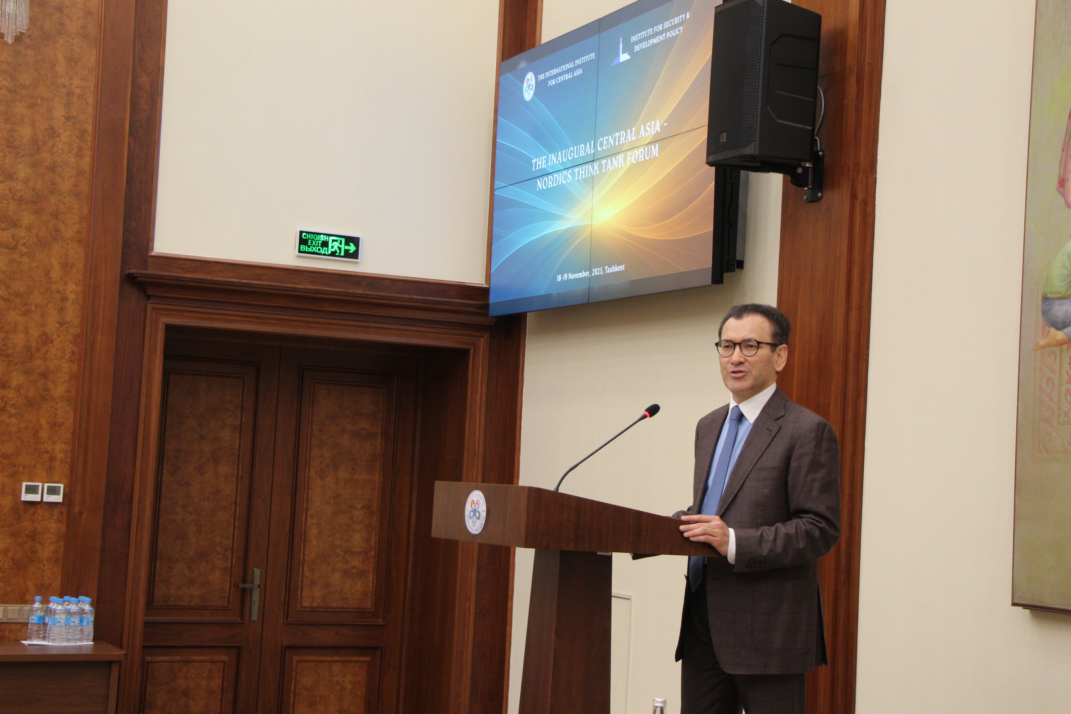   Приветственное выступление Директора МИЦА Жавлона Вахабова на первом Форуме аналитических центров «Центральная Азия –Северный совет»